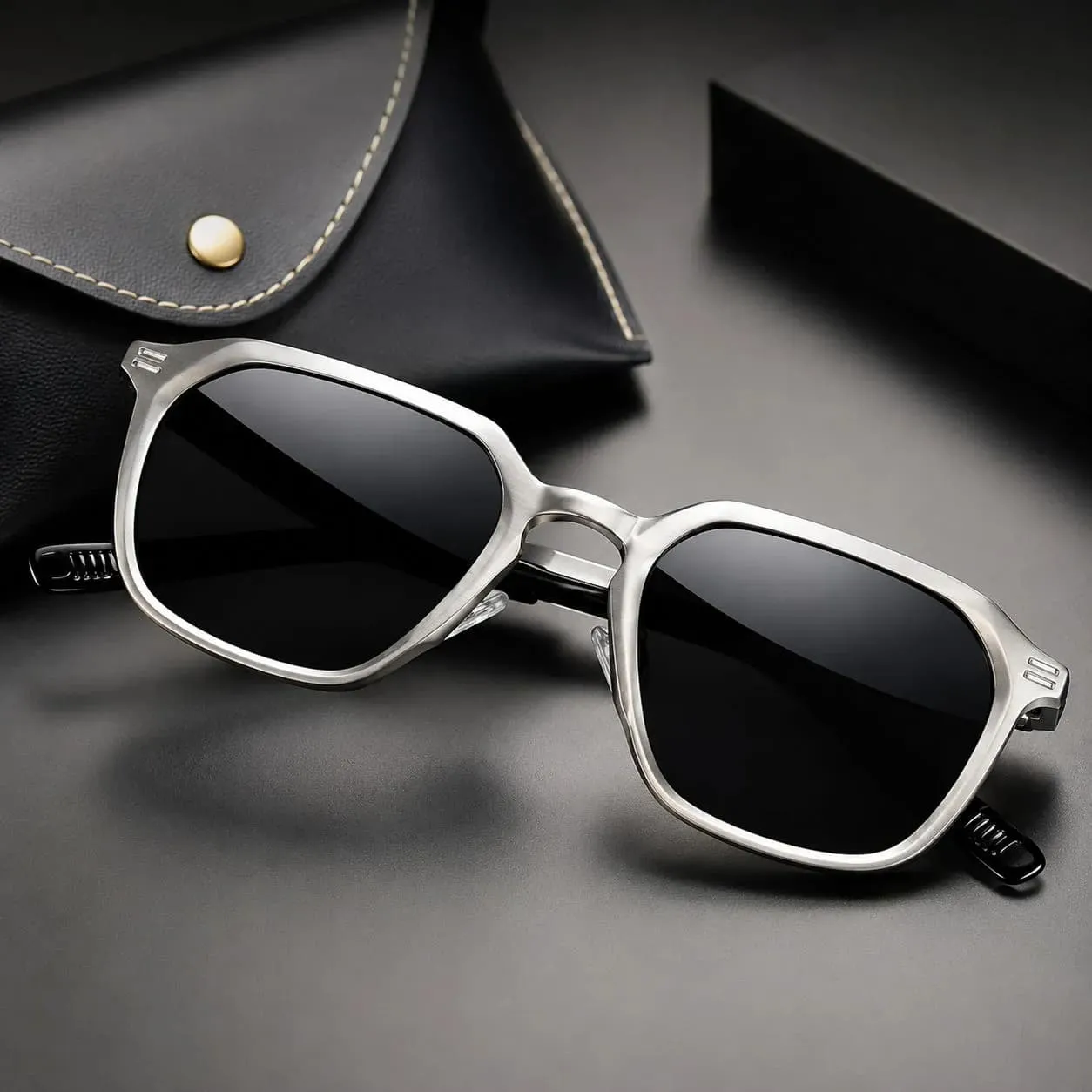 Men's Premium Sunglasses – Silver